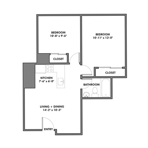 3821-103 at University Commons Apartments, Oakland, Pittsburgh