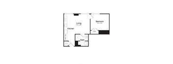 A6 Floor Plan at The Commonwealth Building, Pennsylvania