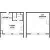 C1 Loft 1 Bed 1 Bath Floor Plan C1 Loft 1 Bed 1 Bath Floor Plan at Bakery Living, Pennsylvania