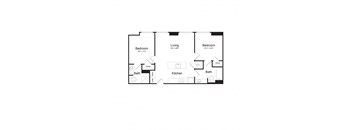 C1 Floor Plan at The Commonwealth Building, Pennsylvania
