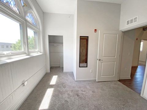 Carpeted Living Spaces at University Commons Apartments, Oakland, Pittsburgh