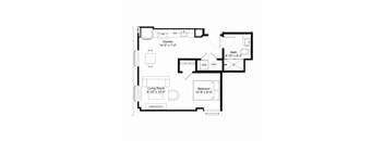 S6 Floor Plan at The Jones Tower at the Collective, Pittsburgh
