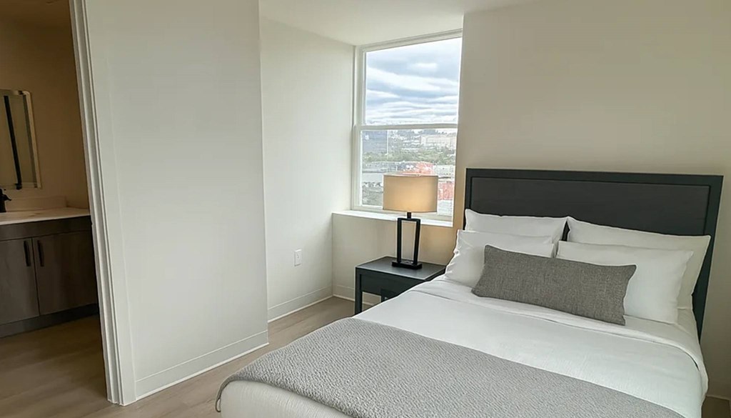 Large Bedroom at The Jones Tower at the Collective, Pittsburgh, 15203