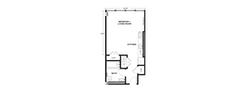 bedroom floor plan | apartments for rent in brookhaven ga | the mille brook