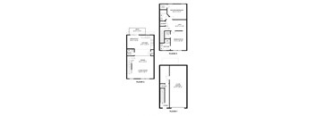 The Augusta 1,450 Sq.Ft. 2 Bedroom with Loft at Highland Village, Pittsburgh
