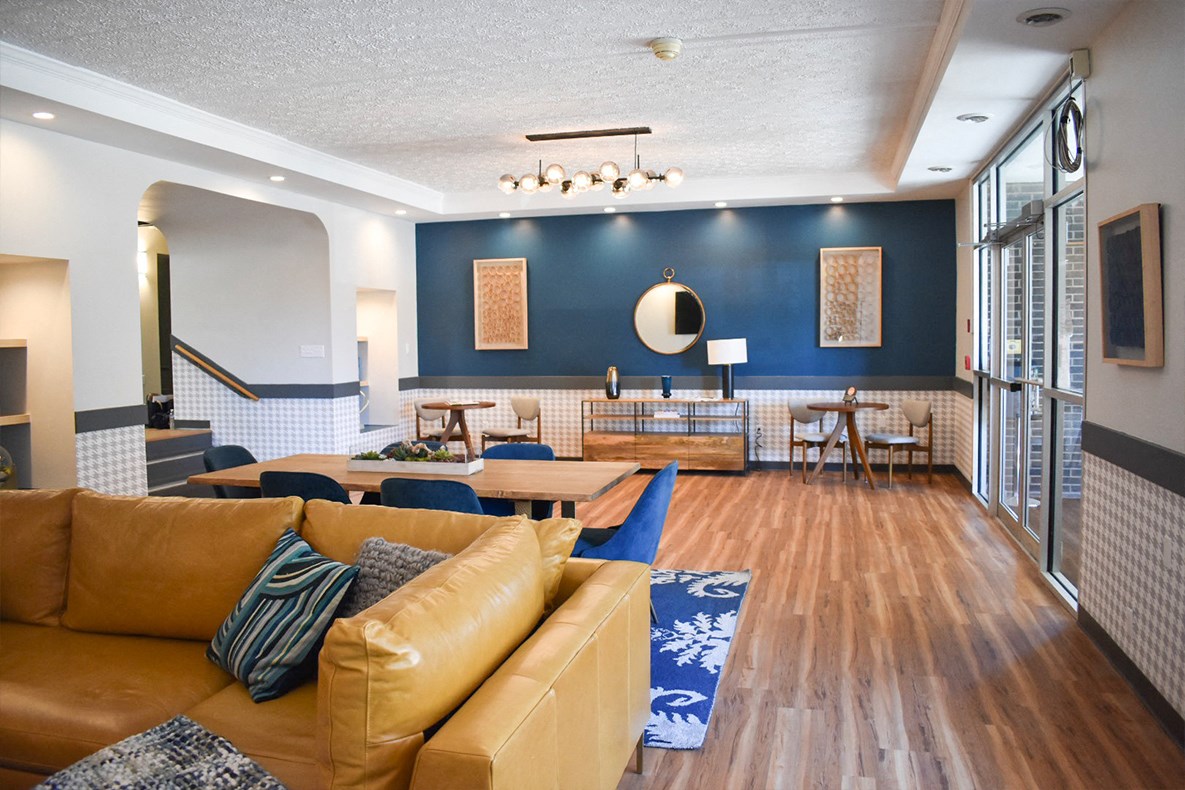 Walnut Crossings Stylish Lobby, Walnut Crossings Apartments, Monroeville, PA,15146, United States