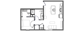 A3 - 1 Bed 1 Bath