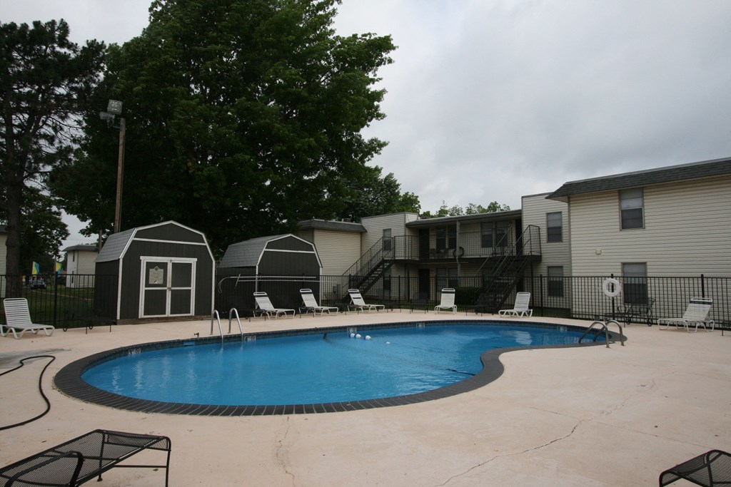 our apartments have a large pool for residents to enjoy