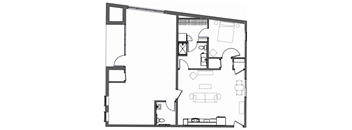 LW3 - 1 Bed 2 Bath Live/Work
