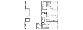 LW4 - 2 Bed 2 Bath Live/Work