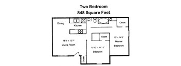 Two Bedroom - One Bath