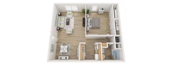 a1 1 bedroom floorplan  apartments in the galleria