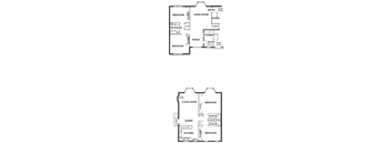 Two Bedrooms/Two Bath - Flat - 1385 Sq Ft.
