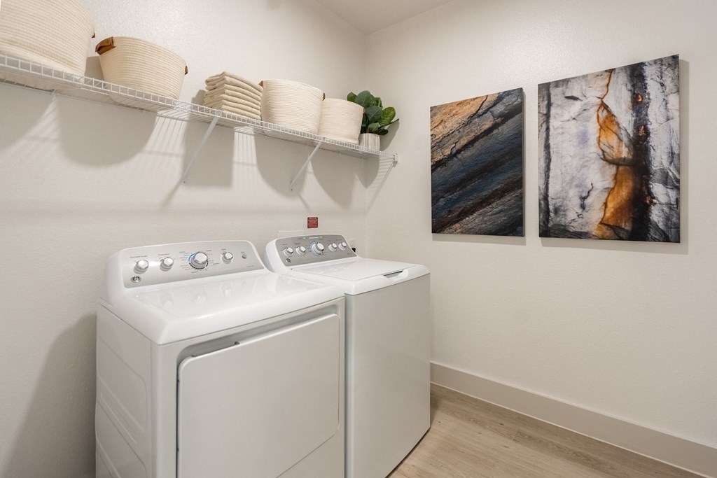 in-unit washer and dryer