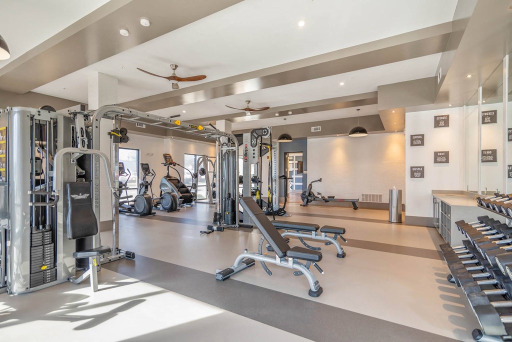 Fitness Center With Modern Equipment at Alta Depot, Smyrna