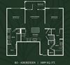 B2 2 BED 2 BATH ABERDEEN Floor Plan B2 2 BED 2 BATH ABERDEEN Floor Plan at Alta Croft, Charlotte, NC