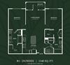 B1 2 BED 2 BATH DUNDEE Floor Plan B1 2 BED 2 BATH DUNDEE Floor Plan at Alta Croft, Charlotte, North Carolina