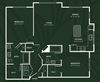 B5.3 2 BED 2 BATH BAY IVERNESS Floor Plan B5.3 2 BED 2 BATH BAY IVERNESS Floor Plan at Alta Croft, Charlotte, 28269