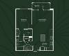 A4.2 1 BED 1 BATH LIVINGSTON Floor Plan A4.2 1 BED 1 BATH LIVINGSTON Floor Plan at Alta Croft, Charlotte, 28269