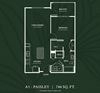 A1 PAISLEY Floor Plan A1 PAISLEY Floor Plan at Alta Croft, North Carolina