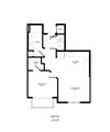 E3 Floor Plan E3 Floor Plan 673 Sq.Ft. at Alta Grand Crossing, Grand Prairie, Texas