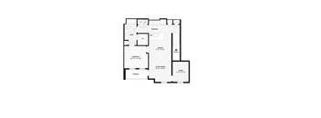 floor plan of 55 north luxury apartments to rent in the north end of boston
