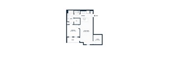 a floor plan of a house with a loft and a garage