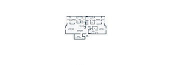 the floor plan for the second level of the home shows the bedrooms  baths and