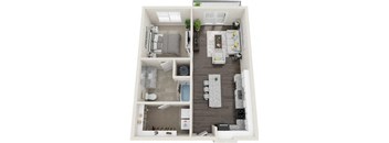 A1 Floor Plan at Anchor Riverwalk, Florida