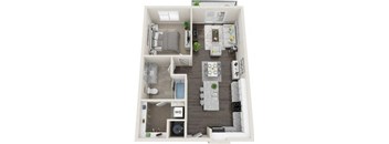 A2 Floor Plan at Anchor Riverwalk, Florida, 33602