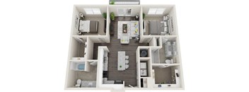 B1 Floor Plan at Anchor Riverwalk, Tampa, Florida