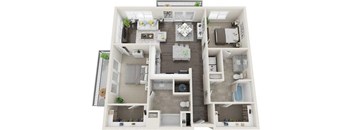B4 Floor Plan at Anchor Riverwalk, Florida, 33602
