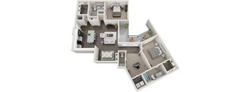 B6 Floor Plan at Anchor Riverwalk, Tampa, FL