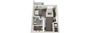 S1 Floor Plan at Anchor Riverwalk, Tampa, Florida