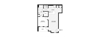 a floor plan of a bedroom house