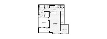 bedroom floor plan | luxury apartments in towson md | the southerly