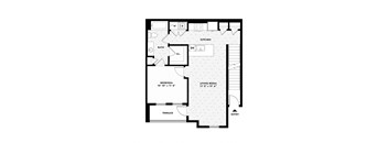 bedroom floor plan | luxury apartments in towson md | the southerly