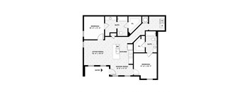 bedroom floor plan | the madison at ballston station