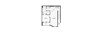 a floor plan of a home with a rectangular floor plan