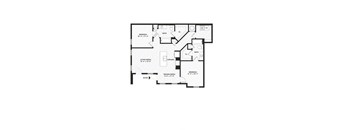the floor plan of the second level of the residence