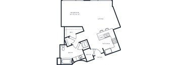 Aon Floor Plan at The Tower on Piedmont, Georgia