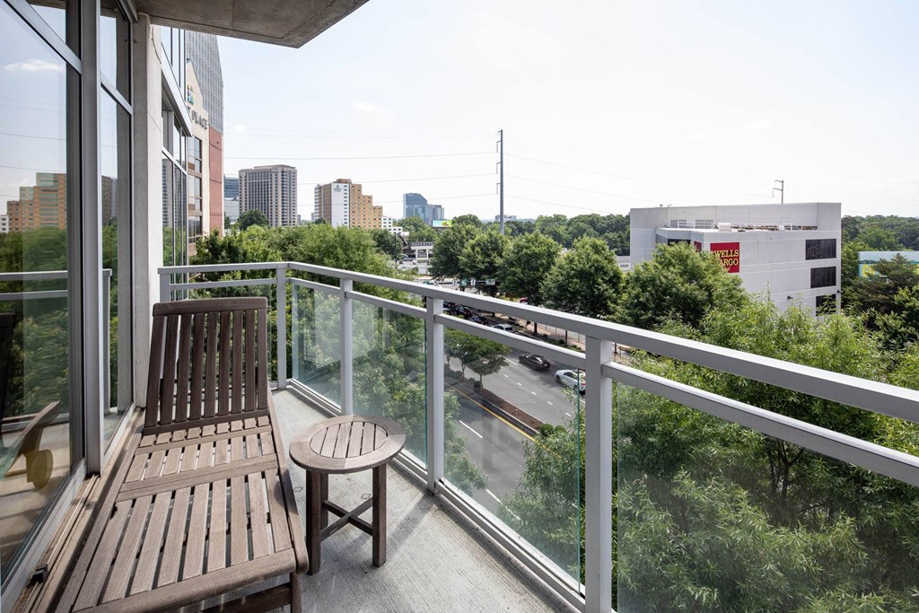 Large Balcony And Patio at The Tower on Piedmont, Atlanta, 30305