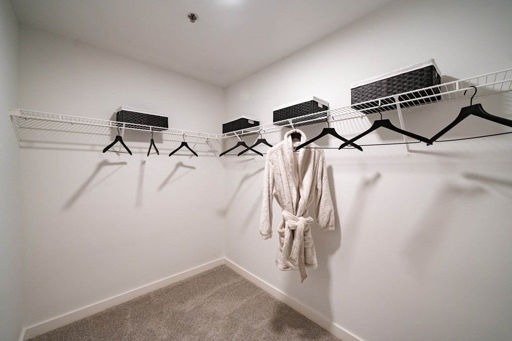 Closet View at The Tower on Piedmont, Atlanta, GA