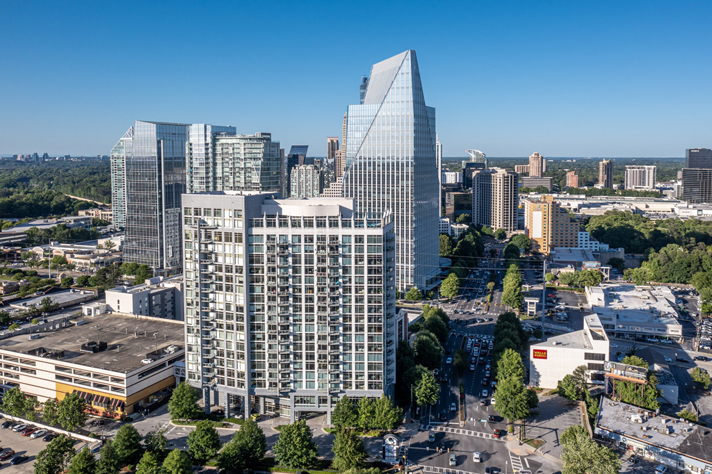 Aerial View Of Apartment at The Tower on Piedmont, Atlanta, 30305