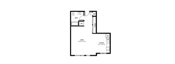 bedroom floor plan | the streeter luxury apartments