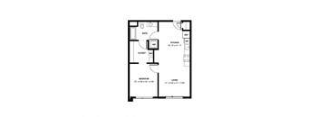 bedroom floor plan | apartments for rent in brookhaven ga | the mille brook