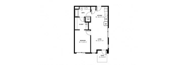 a floor plan of a house