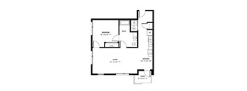 bedroom floor plan | apartments for rent in brookhaven ga | the mille brook