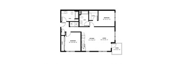 bedroom floor plan | luxury apartments in brooklyn ny | the mille brook