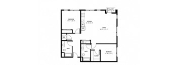 a floor plan of a home